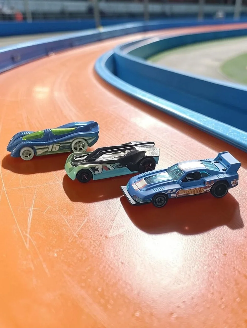(Lot Of 3) Assorted Hot Wheels Power Pistons/Split Vision/ GT-Scorcher/Die-Cast